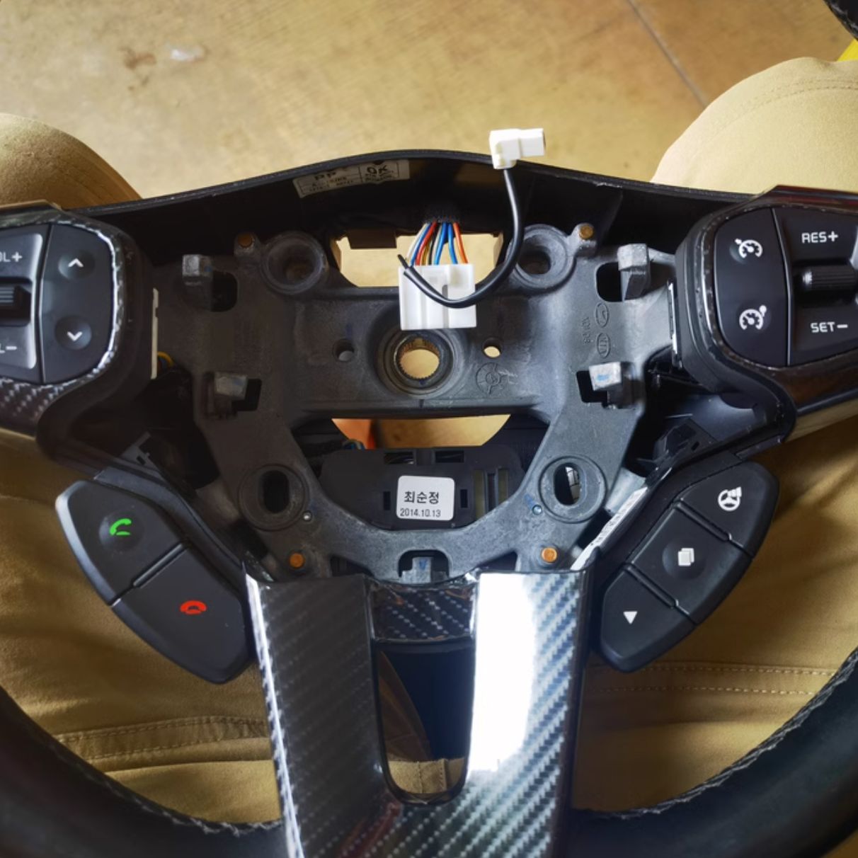 Carbon fiber - steering wheel