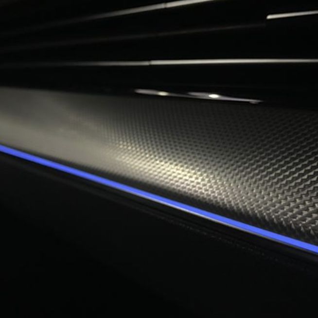 Real aluminum interior