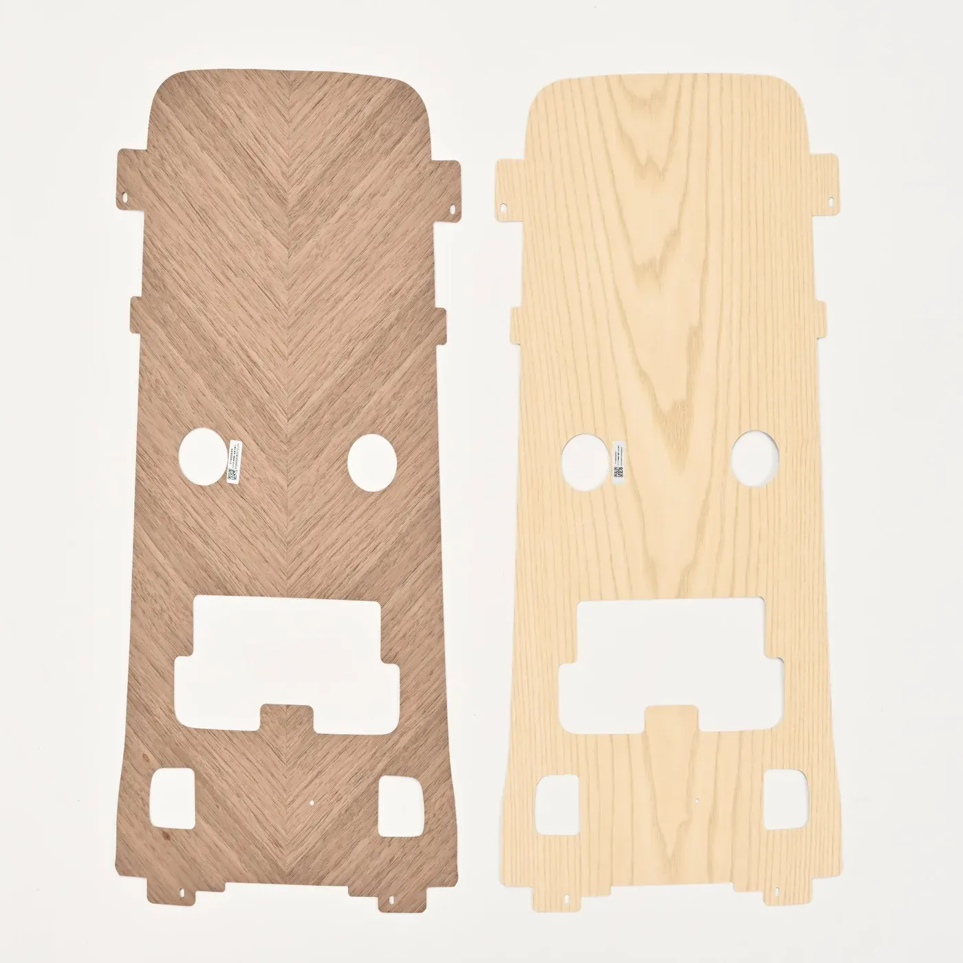 Genuine wood interior parts